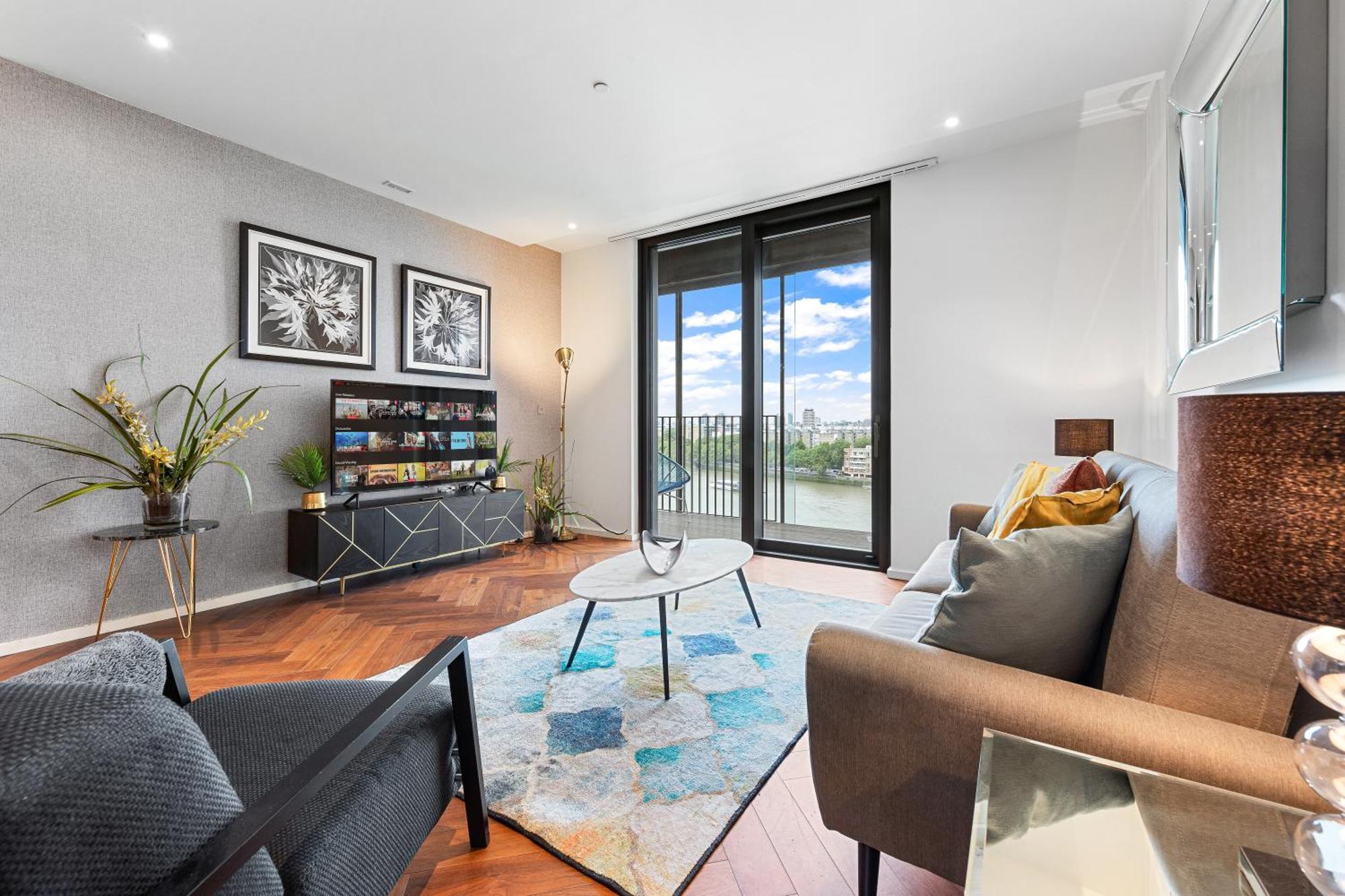 River Panorama Central London 2 Bedroom New Development Luaran gambar