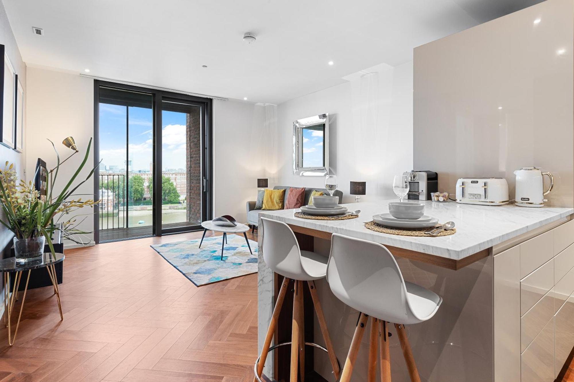 River Panorama Central London 2 Bedroom New Development Luaran gambar
